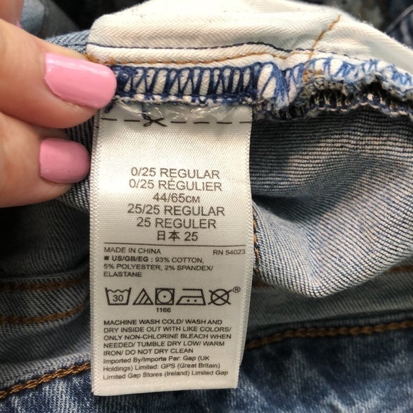 GAP skinny jeans 0/25 R curvy true skinny - Picture 7 of 7